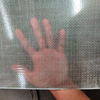 Transparent fiberglass sheet for skylights