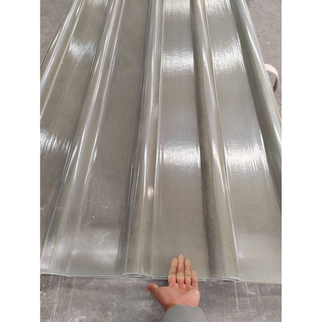 1-Meter Wide 1.5mm 2mm and 3mm Fluted Clear Fiberglass Panels for Conservatories from China
