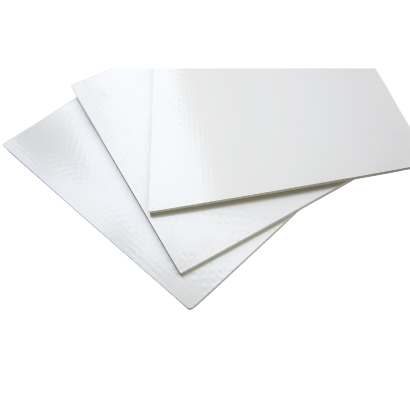 Lámina de PRFV con estera de fibra tejida