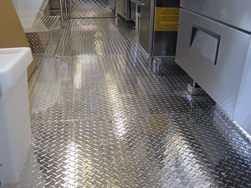 bus floor treadplate aluminium honeycomb composit panel