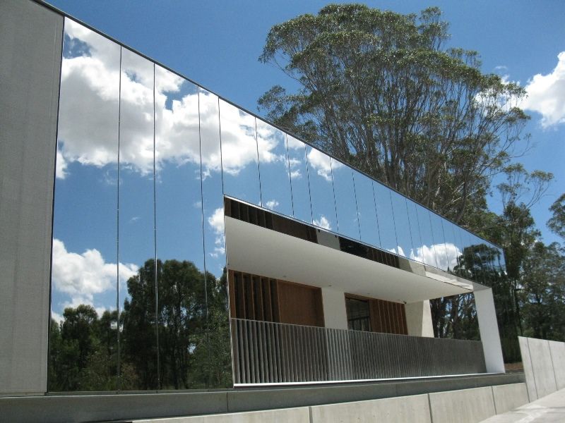 Mirror stainless steel honeycomb panel for facade