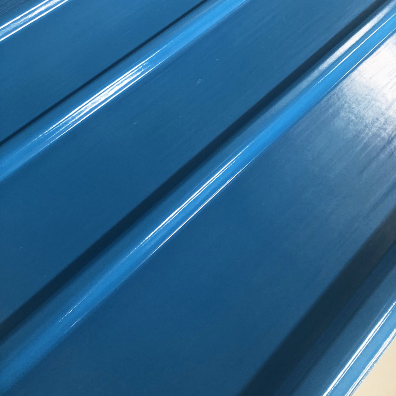 blue fibreglass roofing sheet