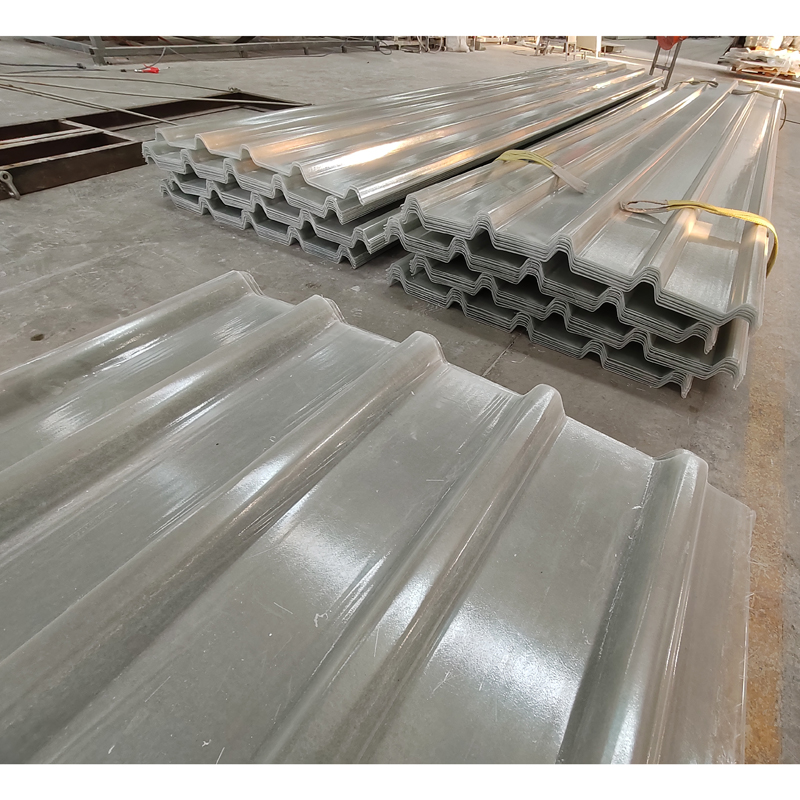 1-Meter Wide 1.5mm 2mm and 3mm Fluted Clear Fiberglass Panels for Conservatories from China