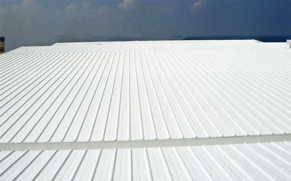 L&aacute;mina de fibra blanca de 2 mm para techo