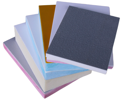 L&aacute;mina de PRFV gris mate para panel s&aacute;ndwich