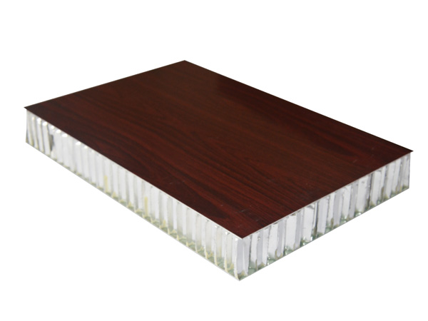 wood grain aluminum honeycomb panel (2)