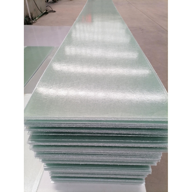 Placa de plástico de fibra de vidrio