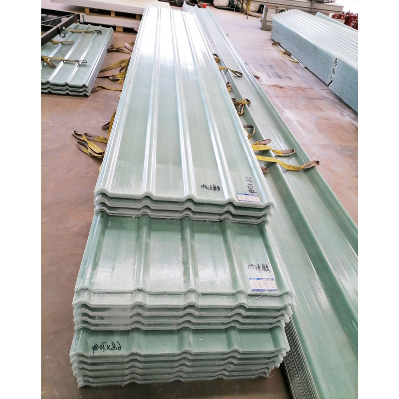 Panel de Techo Corrugado de Plástico Reforzado con Fibra de Vidrio de 2 mm y 3 mm