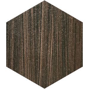 Dark wood HPL Honeycomb Panel