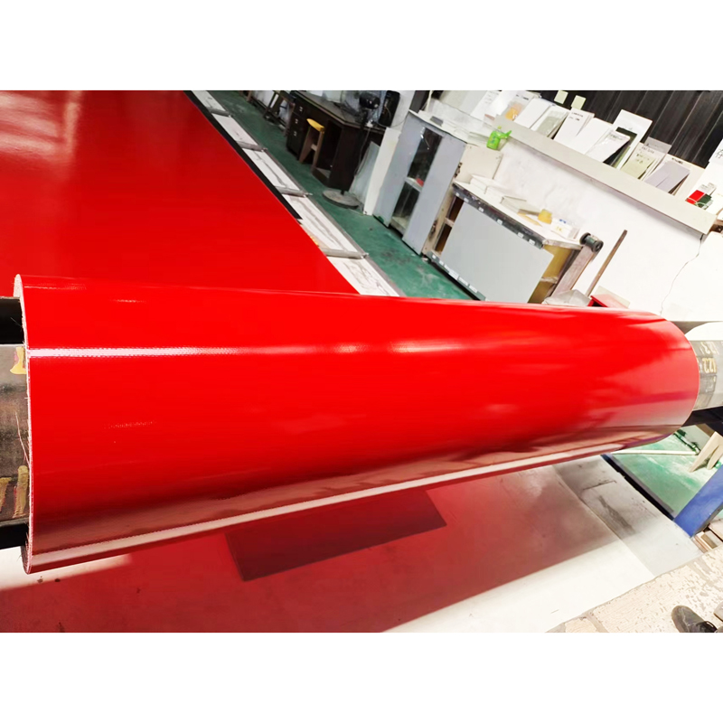 plancha roja lisa fibra de vidrio