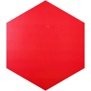 Red color aluminium honeycomb panel