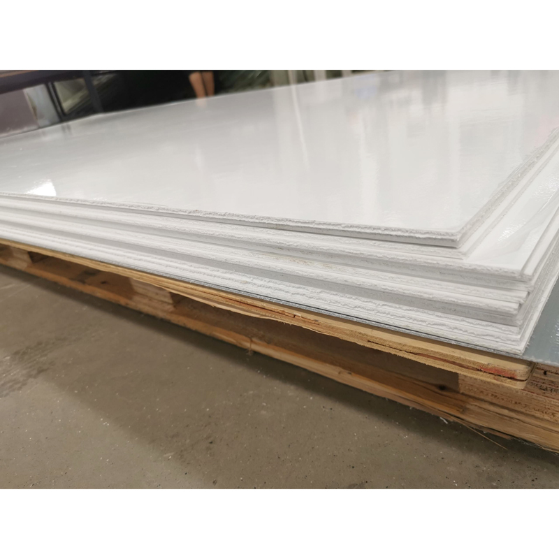 Lámina de FRP gris mate para carrocería térmica de camión