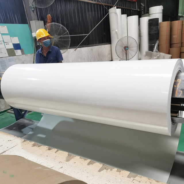 1800mm 2200mm 2400mm 2600mm Wide 1.5mm 2mm Thick Smooth High-Gloss White and Grey Fiberglass (FRP/GRP) Sheets in Rolls for Trailer Body Applications