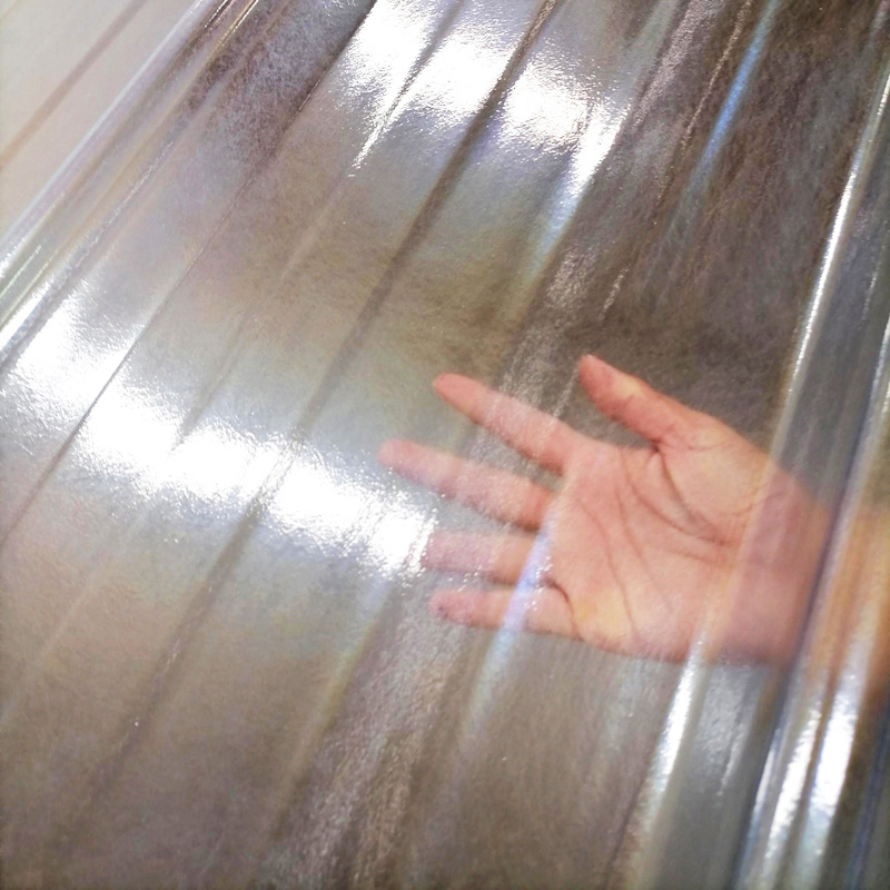 Panel Corrugado Transparente de Fibra de Vidrio de 1.5 mm para Invernaderos