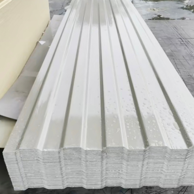 2mm Thick Corrugated FRP Sheets for Cooling Tower Walls from China