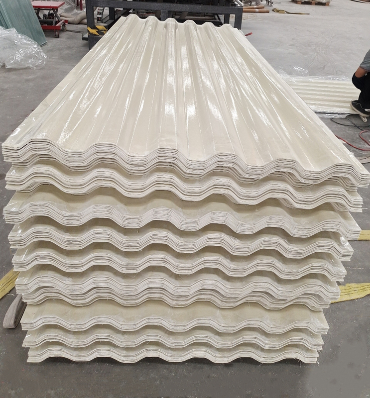 opal white grp roofing sheet