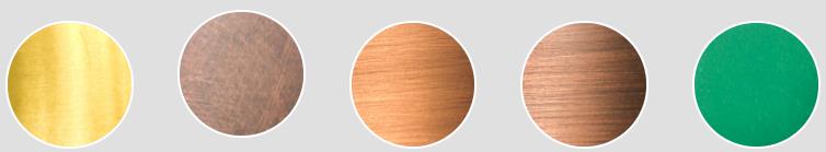 brass honeycomb panel colors