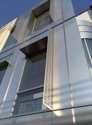 stainless steel honeycomb sandwich panel facade