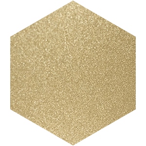 Gold aluminium honeycomb panel