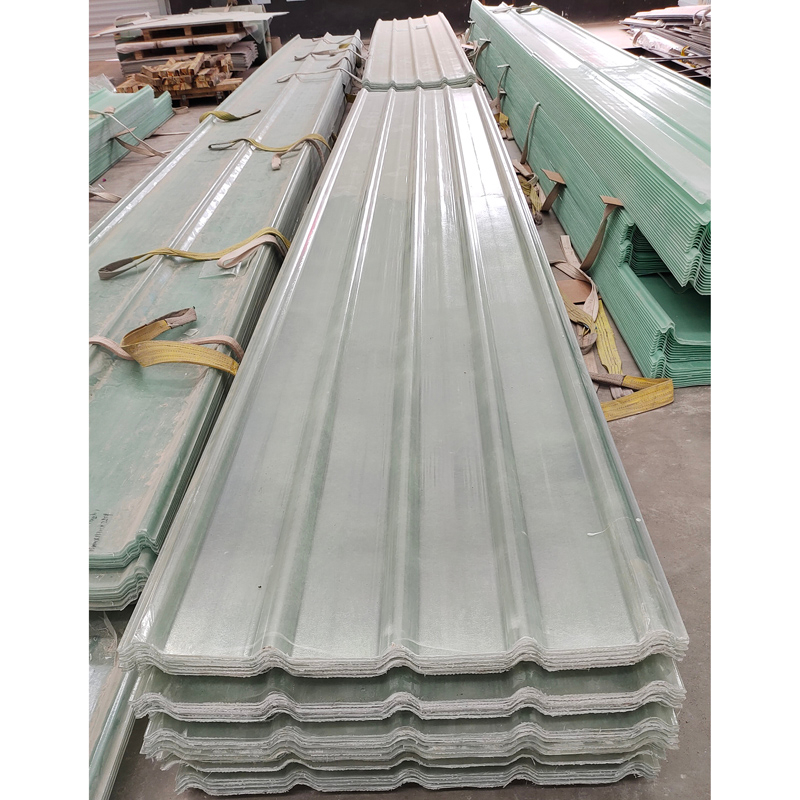 2mm Clear and Opaque Corrugated Fiberglass Roof Panel – 12 Foot from China