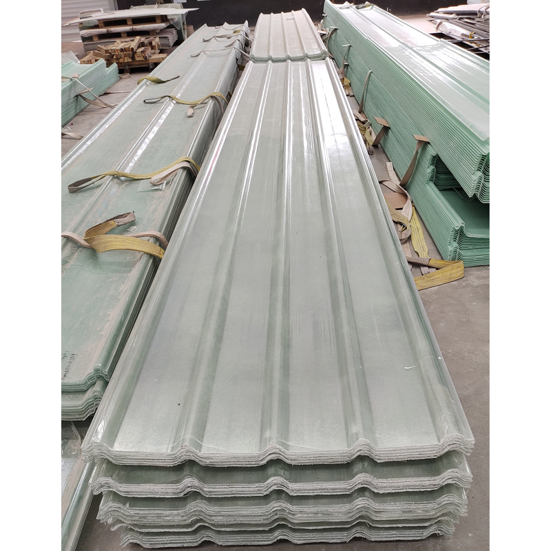 Panel Corrugado de Fibra de Vidrio Transparente y Opaco de 2mm pra Techos de China