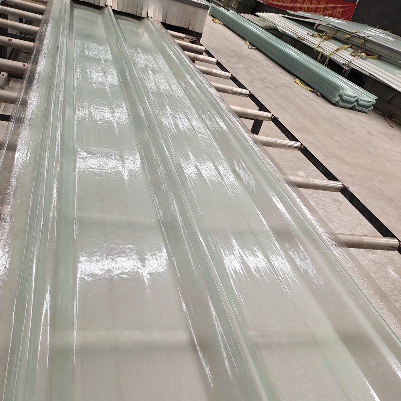 box profile grp fibreglass roofing sheet