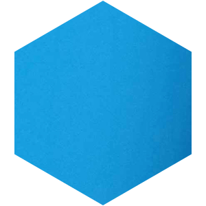 Blue Acrylic Honeycomb Panel