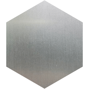 Anodized silver aluminium honeycomb panel